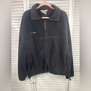 Columbia Men's Black Fleece Jacket Size XXL